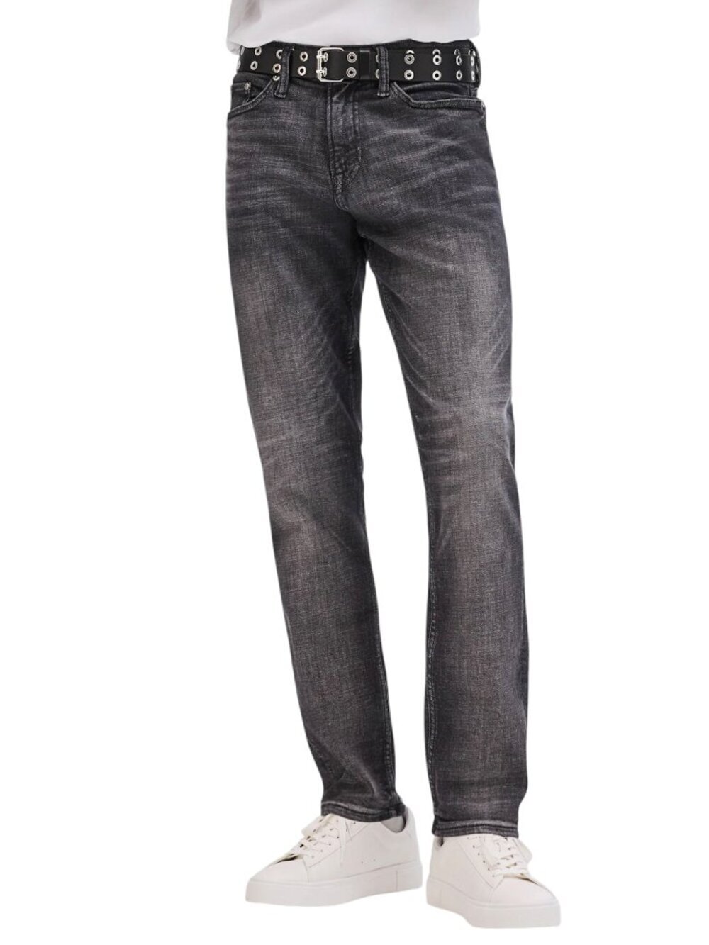 &Denim H&M Jeans, Slim Straight, Gray, Faded, 32x31, EUC